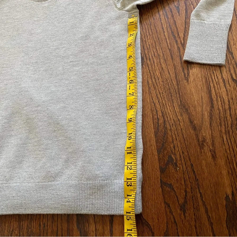 J. Crew Women’s Pure Merino Wool Asymmetrical Zipper ‎ Sweater Size XXS New
